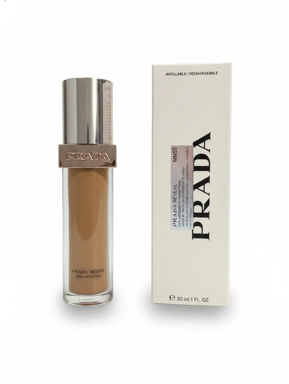 Prada Reveal MN55 Neutral Undertone Medium Tone Foundation